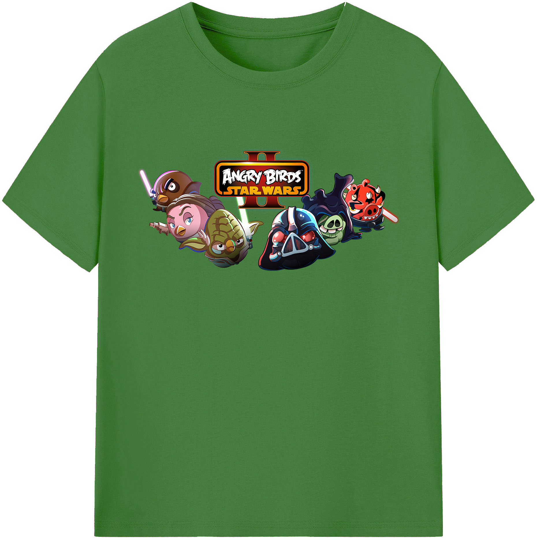 （画像用） Angry Birds アングリーバード レディースカジュアルプリントTシャツ（綿100％）